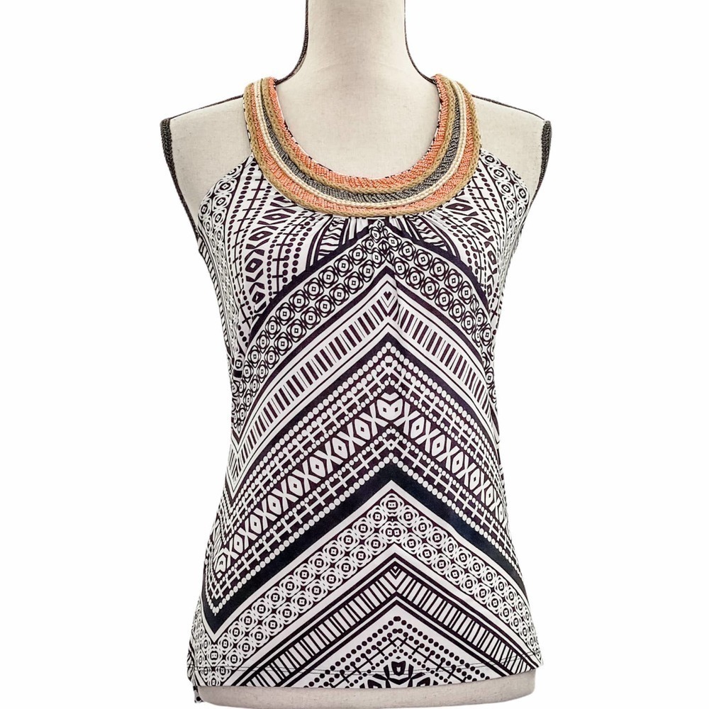 Inc International Concepts Beaded Sleeveless Top